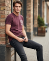 SUPERDRY Camiseta bordada. Talla S