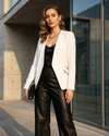 EXPRESS Blazer sin botones para mujer. Talla XS