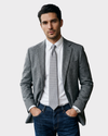 VALENTINO Corbata tela Jacquard mini cuadros. Talla Única