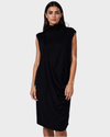 ESPRIT Vestido tejido cuello alto. Talla L