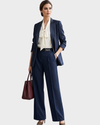 ROJOTÚ Pantalón ejecutivo con hebilla metálica. Talla 4 ( 2XS )