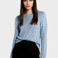 ZEPHIR Sweater clásico tejido Jacquard. Talla L
