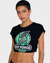 CAMISETA Corta estampada. Talla S*