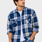 PEOPLE Camisa leñadora para hombre. Talla M