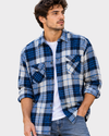 PEOPLE Camisa leñadora para hombre. Talla M