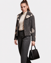 FRES JOLIE Chaqueta con aplicaciones en algodón. Talla M*
