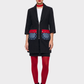 BENDITA SEAS Chaqueta con cortes y cremallera. Talla S