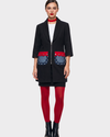 BENDITA SEAS Chaqueta con cortes y cremallera. Talla S