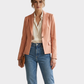 STUDIO F Blazer de un botón para mujer. Talla S