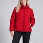 ATHLETIC WORKS Chaqueta abullonada para mujer. Talla L
