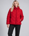 ATHLETIC WORKS Chaqueta abullonada para mujer. Talla L