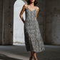 ARKITECT Vestido largo midi estampado. Talla S