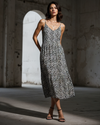 ARKITECT Vestido largo midi estampado. Talla S