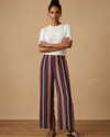 PANTALÓN Suelto a rayas. Talla Única