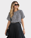 DKNY Camiseta tejida manga murciélago. Talla S