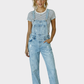 WANNA Overall en denim lavado claro. Talla 6