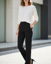 ROJOTÚ Pantalón bota recta casual. Talla 6