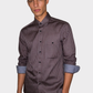 THOMAS ENGLAND Camisa preteñida a cuadros para hombre. Talla M