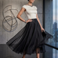 Falda Larga en organza. Talla S/M