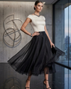 Falda Larga en organza. Talla S/M