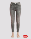 JEAN cinco bolsillos Low Waist gris. Talla 28/30