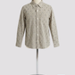 EPK Camisa a cuadros para niño fondo beige. Talla 10