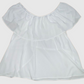 BASEMENT Blusa tipo campesina. Talla L