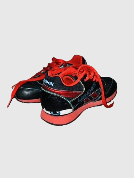 REEBOK Tenis para niño Rayo Mcqueen. Talla 12 Americana ( 29 )