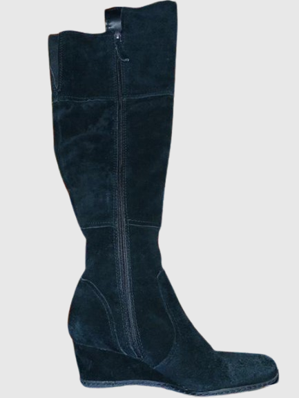 FRANCO SARTO Botas en gamuza caña extra larga. Talla 39