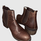 SAN POLOS Botines en cuero para mujer. Talla 36