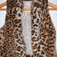 CHALECO Efecto pelos estampado animal Print. Talla XS*