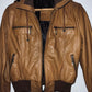LIZARCK LEATHER Chaqueta en cuero con capota. Talla S*