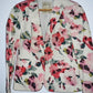 COLOR SIETE Chaqueta blazer estampada flores. Talla XS