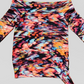 STUDIO F Camiseta estampada multicolor. Talla S