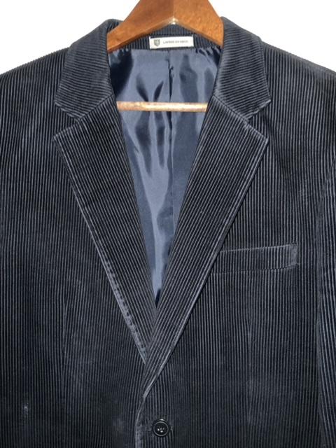 MASSIMO CASTELLO Chaqueta blazer en pana para hombre color azul. Talla 40