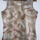 BLUSA Manga sisa con estampada. T10 ( M )
