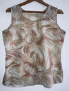 BLUSA Manga sisa con estampada. T10 ( M )