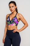 TOP Deportivo en lycra estampado neones. Talla S*
