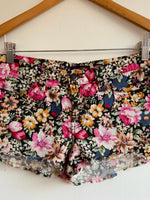 NAMELESS Short en dril estampado flores. Talla M