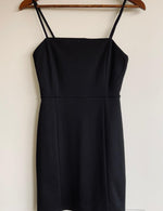 BERSHKA Vestido corto tiras Espagueti el Lycra. Talla S