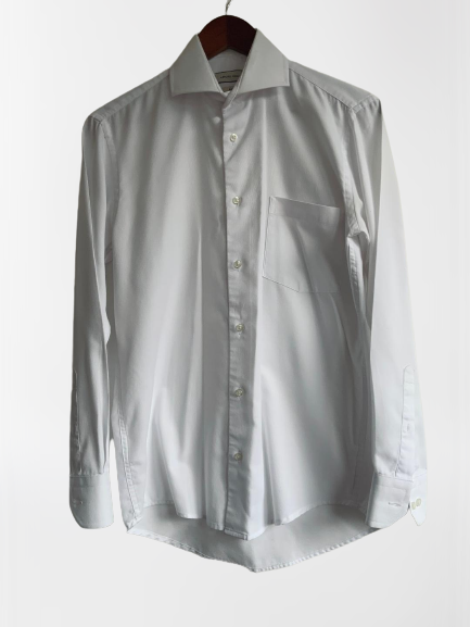 CALLE Camisa Clásica para hombre blanca. Talla – NoLoBotes.com