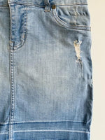 CLASSIC JEANS Mini falda en índigo. Talla 6