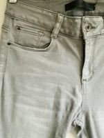 EXCLUSIVE L.A Jean Cinco Bolsillo lavado Gris Destroyer. Talla 7