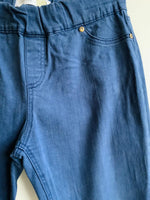 UNANYME Pantalón Jeggin en dril azul. Talla 40 ( M )