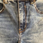 NAF NAF Jean cinco bolsillos con proceso de lavandería efecto desteñido. Talla 8