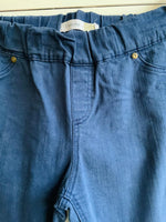 UNANYME Pantalón Jeggin en dril azul. Talla 40 ( M )