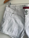 CLASSIC JEANS Short en dril cinco bolsillos blanco. Talla 10