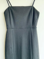 BERSHKA Vestido corto tiras Espagueti el Lycra. Talla S