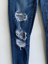 AMERICAN EAGLE Jean Cinco Bolsillos con Destroyer. Talla 0