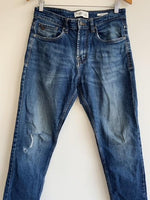 PULL&BEAR Jean cinco bolsillos para hombre bota recta. Talla 30